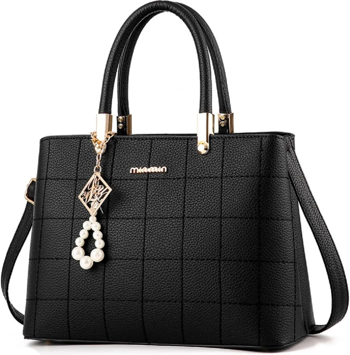 Purses and Handbags for Women PU Leather Top Handle Satchel Ladies Shoulder Tote Bags