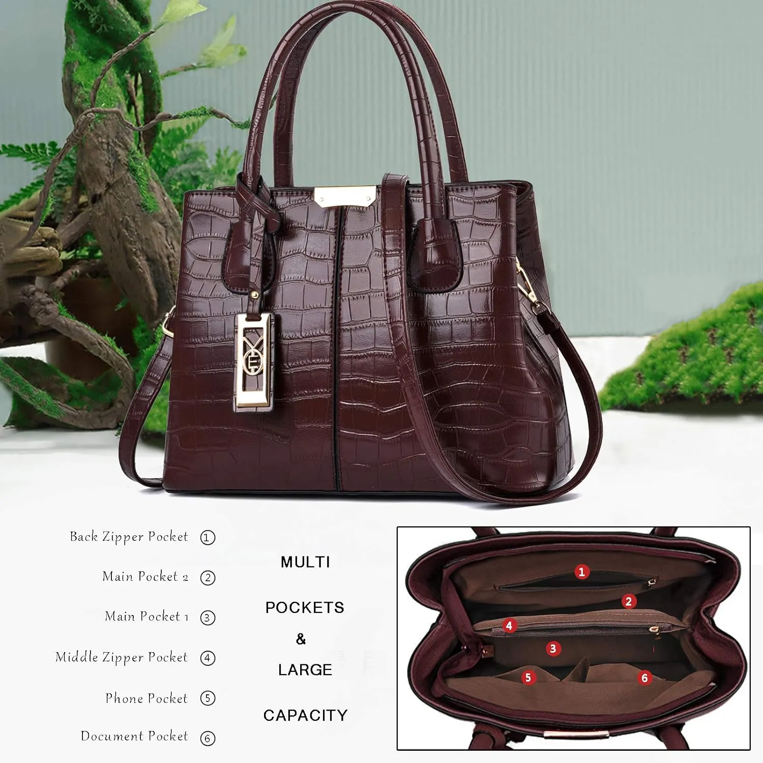 Purses and Handbags for Women Shoulder Tote Bags Top Handle Satchel