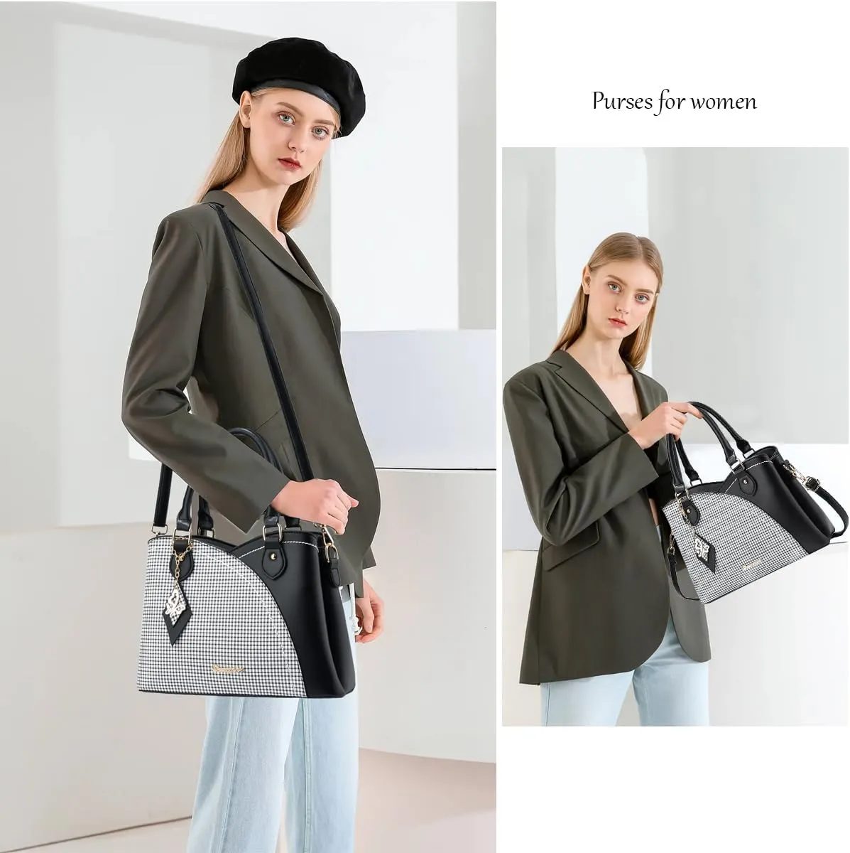 Purses and Handbags Top Handle Satchel Shoulder Bags Messenger Tote Bag for Ladies