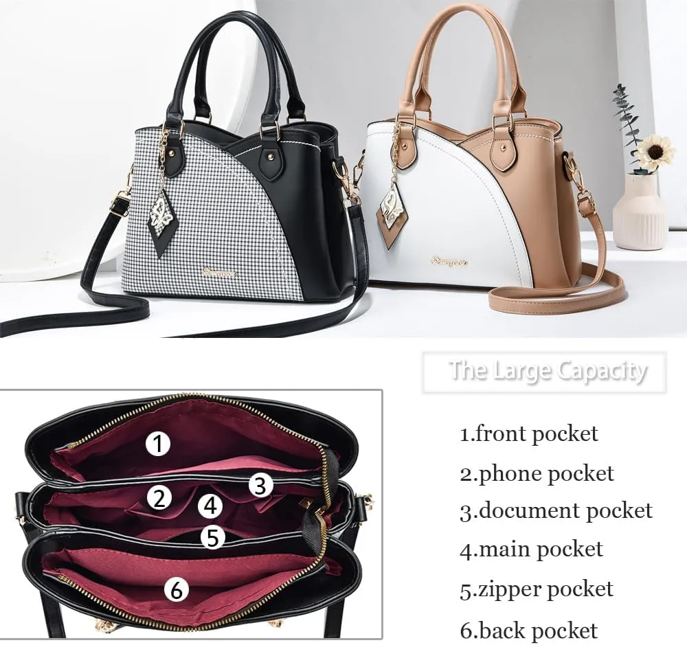 Purses and Handbags Top Handle Satchel Shoulder Bags Messenger Tote Bag for Ladies