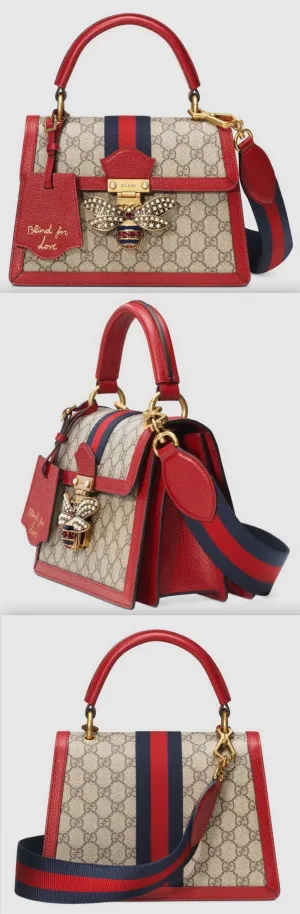 Queen Margaret GG Small Top Handle Bag