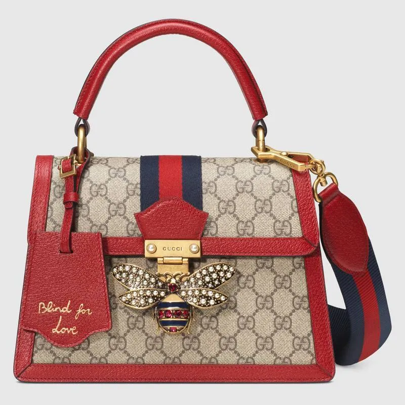 Queen Margaret GG Small Top Handle Bag