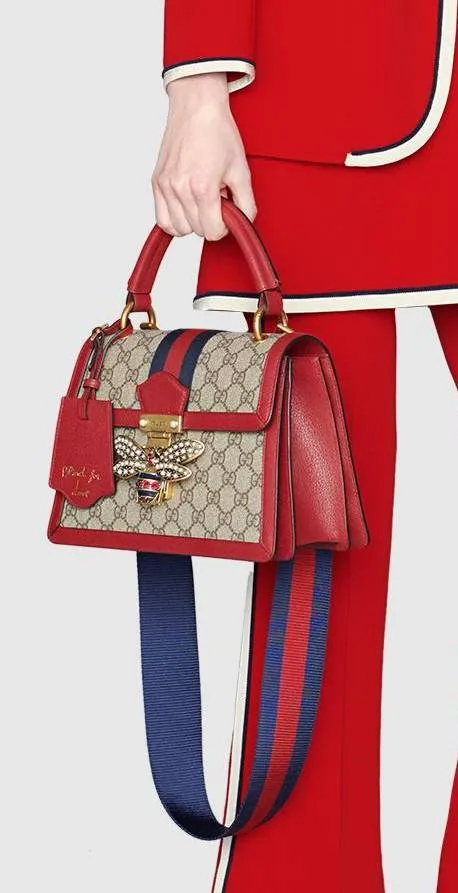 Queen Margaret GG Small Top Handle Bag
