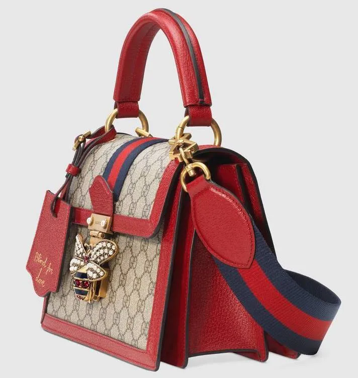 Queen Margaret GG Small Top Handle Bag