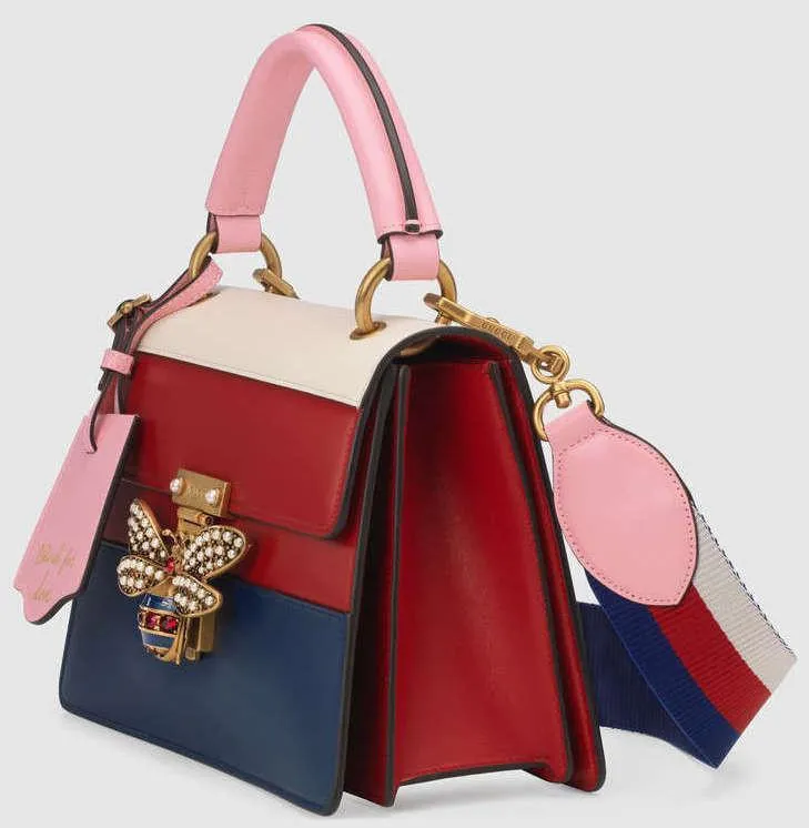 Queen Margaret leather top handle bag