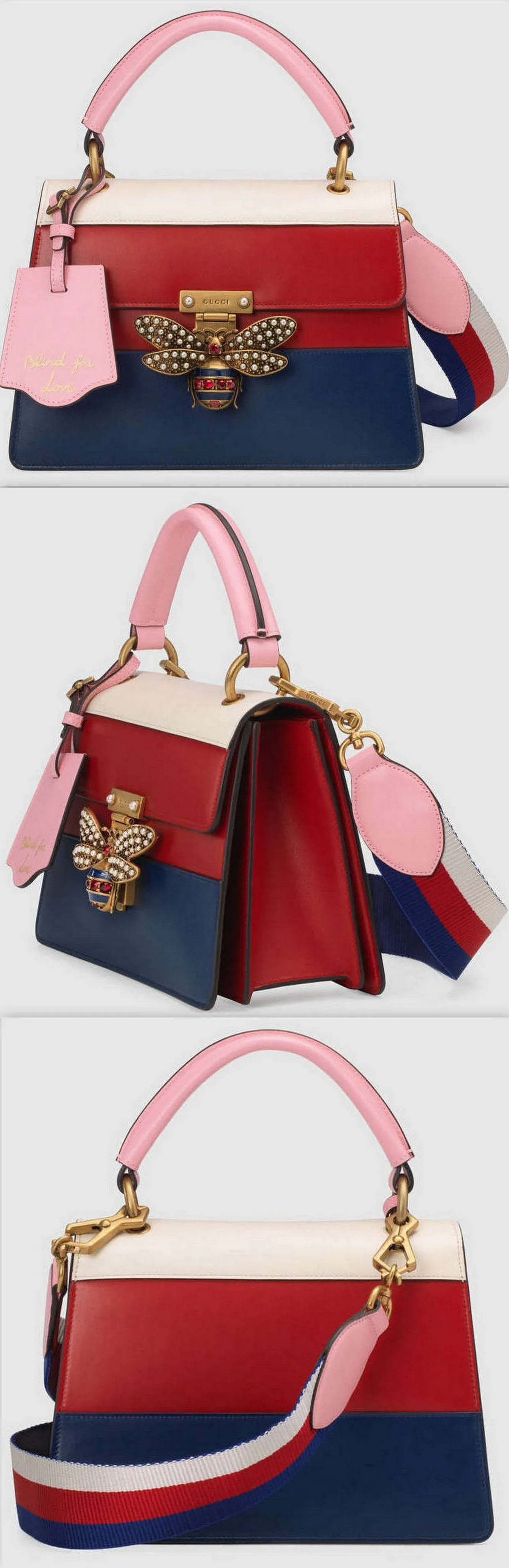 Queen Margaret leather top handle bag