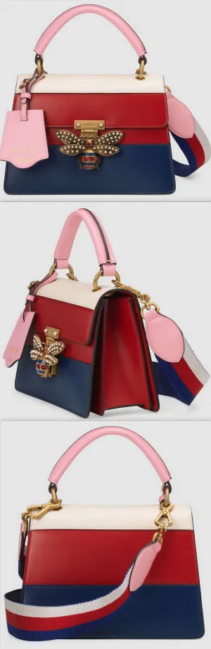 Queen Margaret leather top handle bag