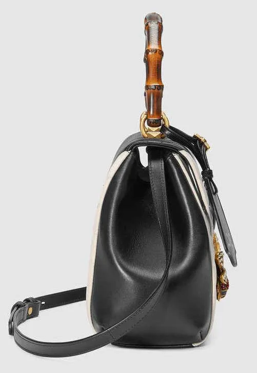 Queen Margaret Quilted Leather Top Handle Bag