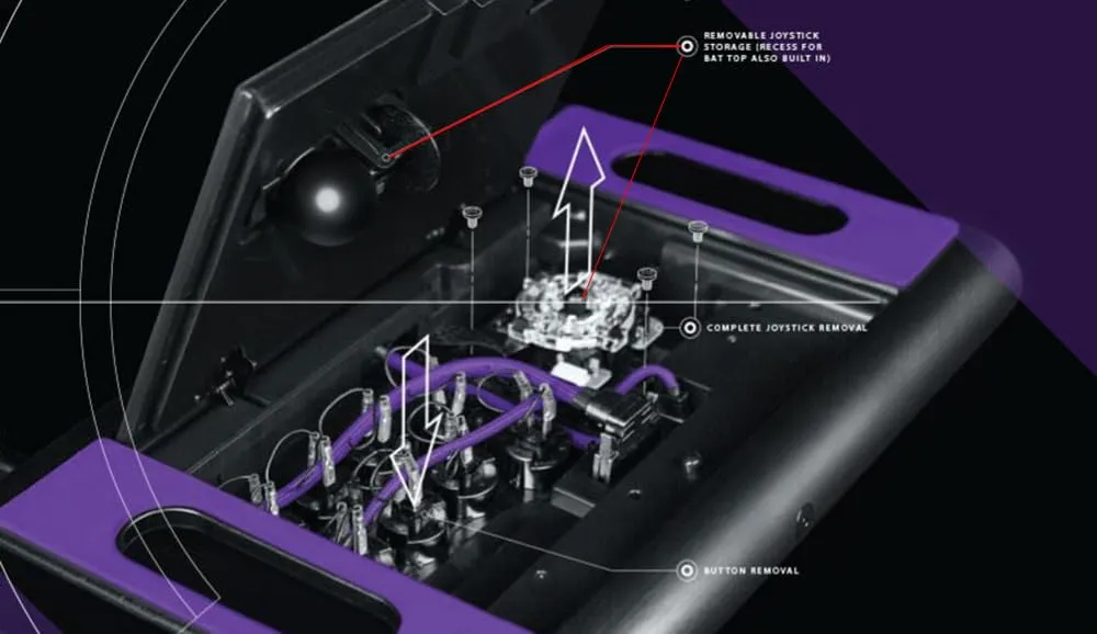 Quick Release Shaft Link 2 Colorful Detachable Shaft with Ball Top for Victrix Pro FS Arcade Fight Stick Sanwa Seimitsu Joystick (Black)