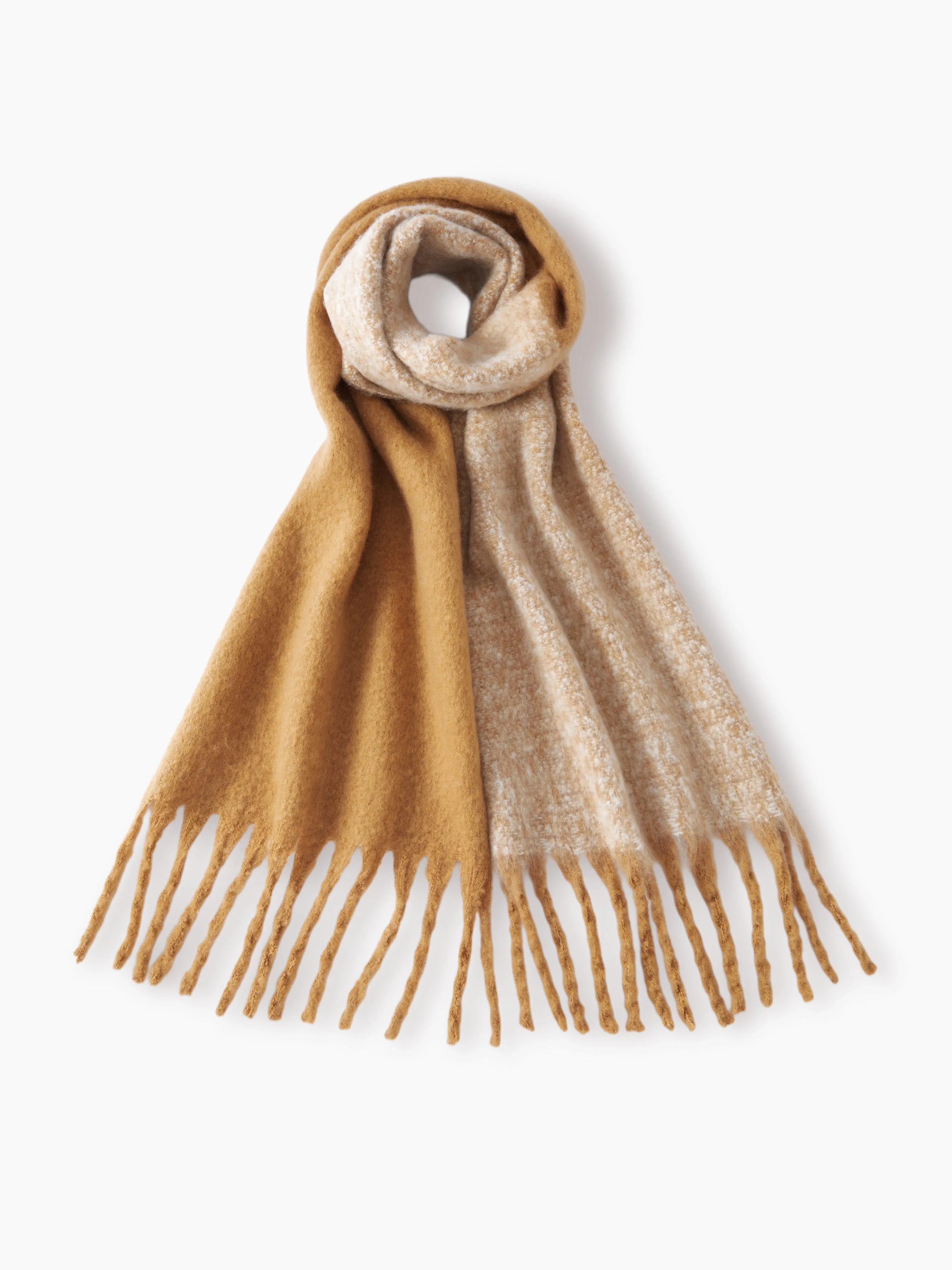 Quinley Two-Tone Oversized Scarf