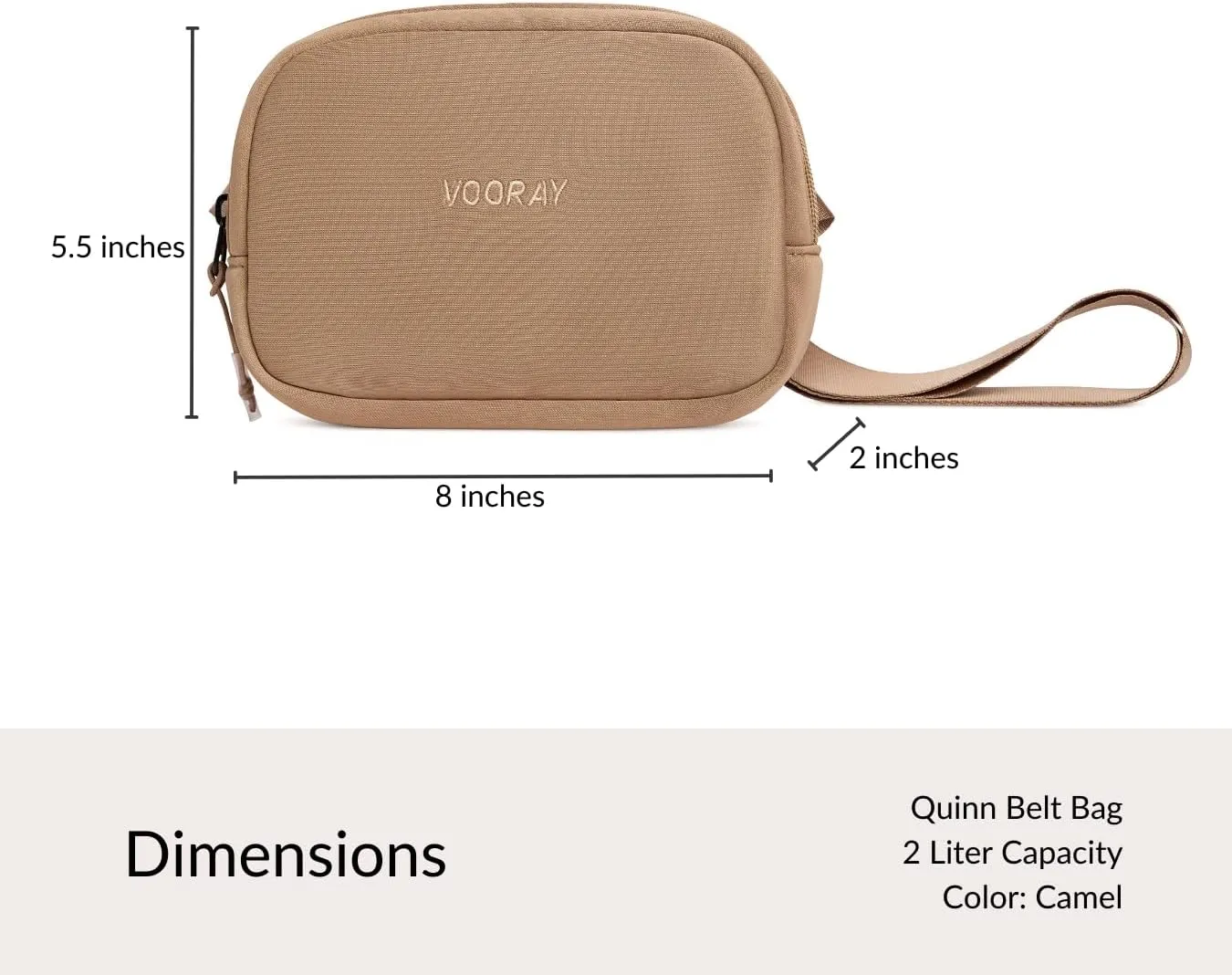 Quinn Belt Bag Camel