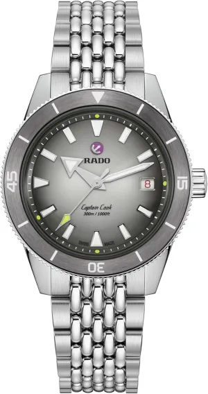 Rado -Captain Cook-Unisex-Swiss Automatic Watch-Stainless Steel-Sapphire Crystal -39mm