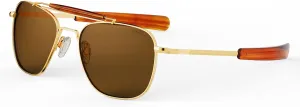 Randolph USA | Navigator Aviator II Authentic Sunglasses for Men Polarized 100% UV
