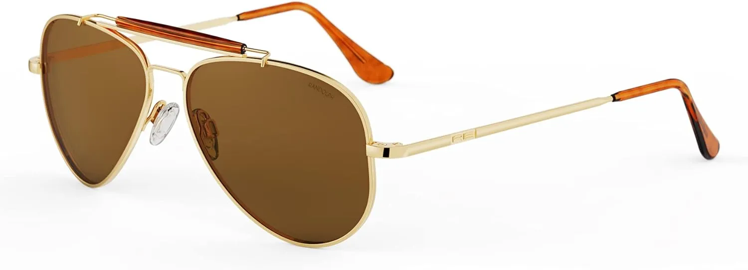 Randolph USA | Sportsman Aviator Authentic Sunglasses for Men Polarized 100% UV