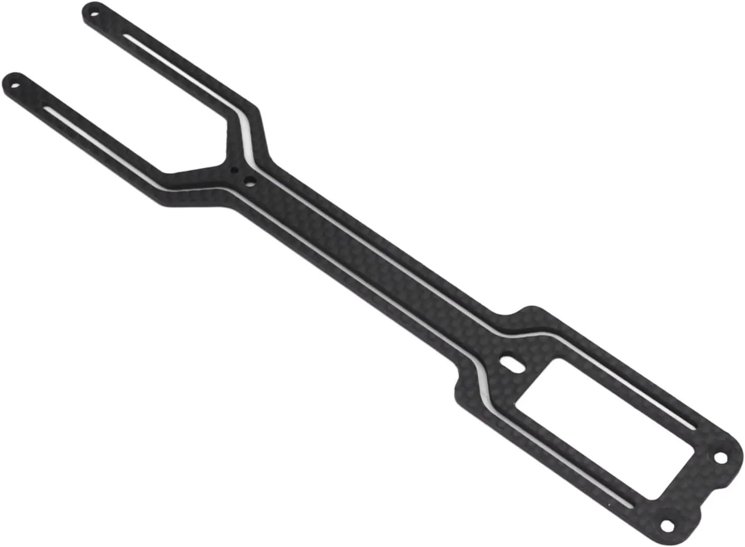 RC Carbon Fiber Upper Deck, YOKOMO YD2 Z 1/10 Drift Car Premium 3K Material, Improved Stability and Control, RC Car Upgrade Part Carbon Fiber RC Upper Deck (Black)