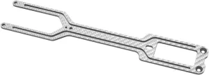 RC Top Deck Upgrade Part RC Top Deck Flexible Accurate Size for 1/10 Drift Car for YD2 Z (Silver SSG)