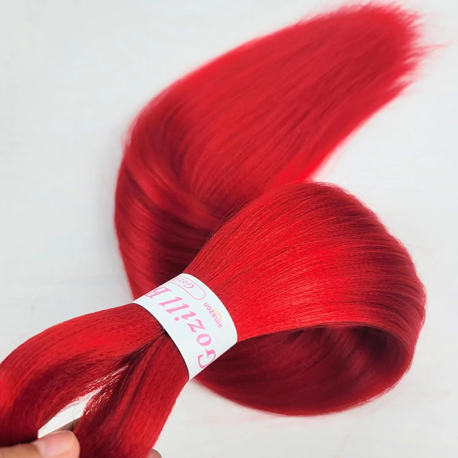 Red Braiding Hair Pre stretched Curly Deep Wave Crochet Braids Hypoallergenic Prestretched Braiding Hair Micro Synthetic Ez Braid Itch Free