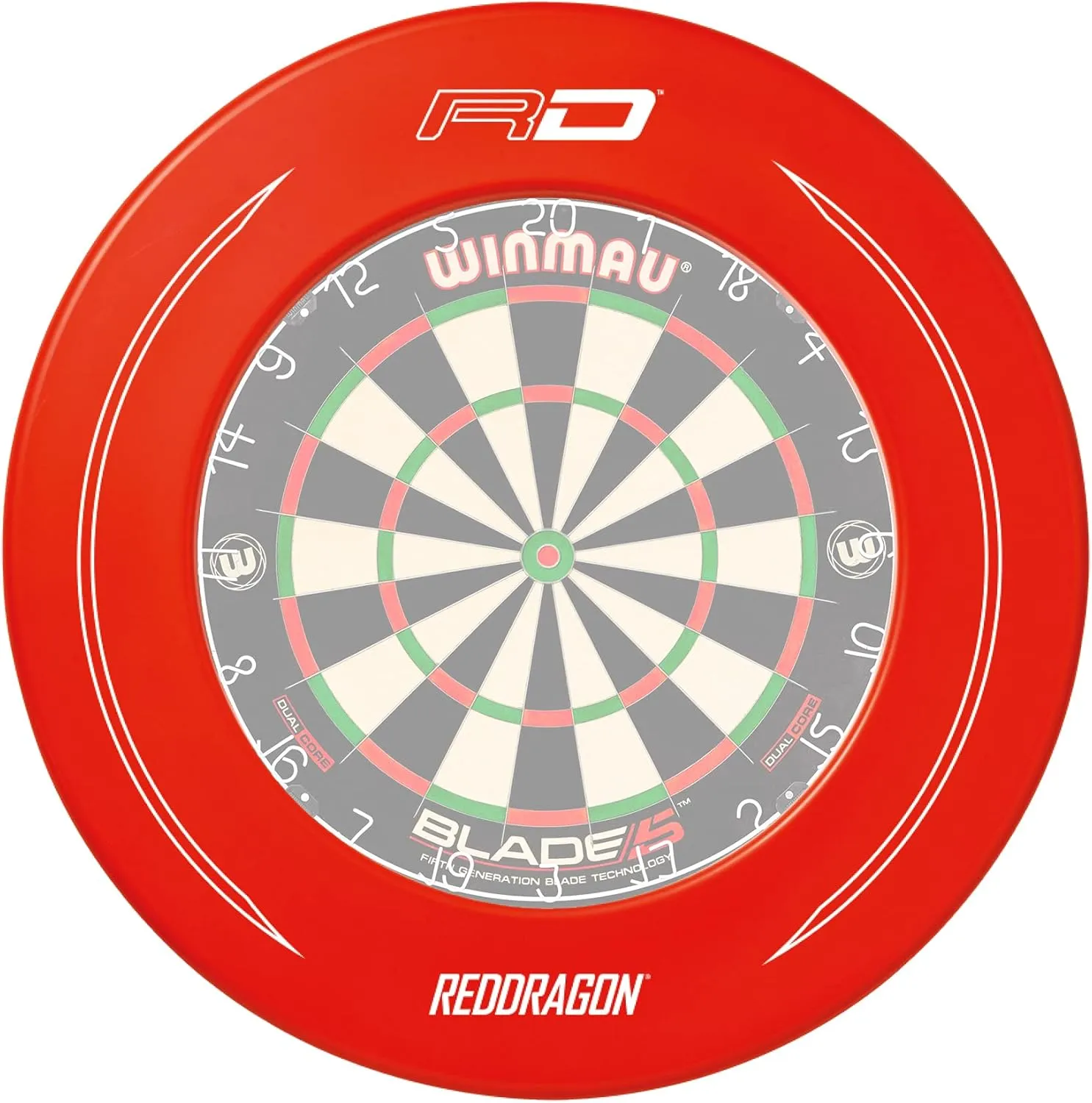RED DRAGON Printed Design Dartboard Surrounds