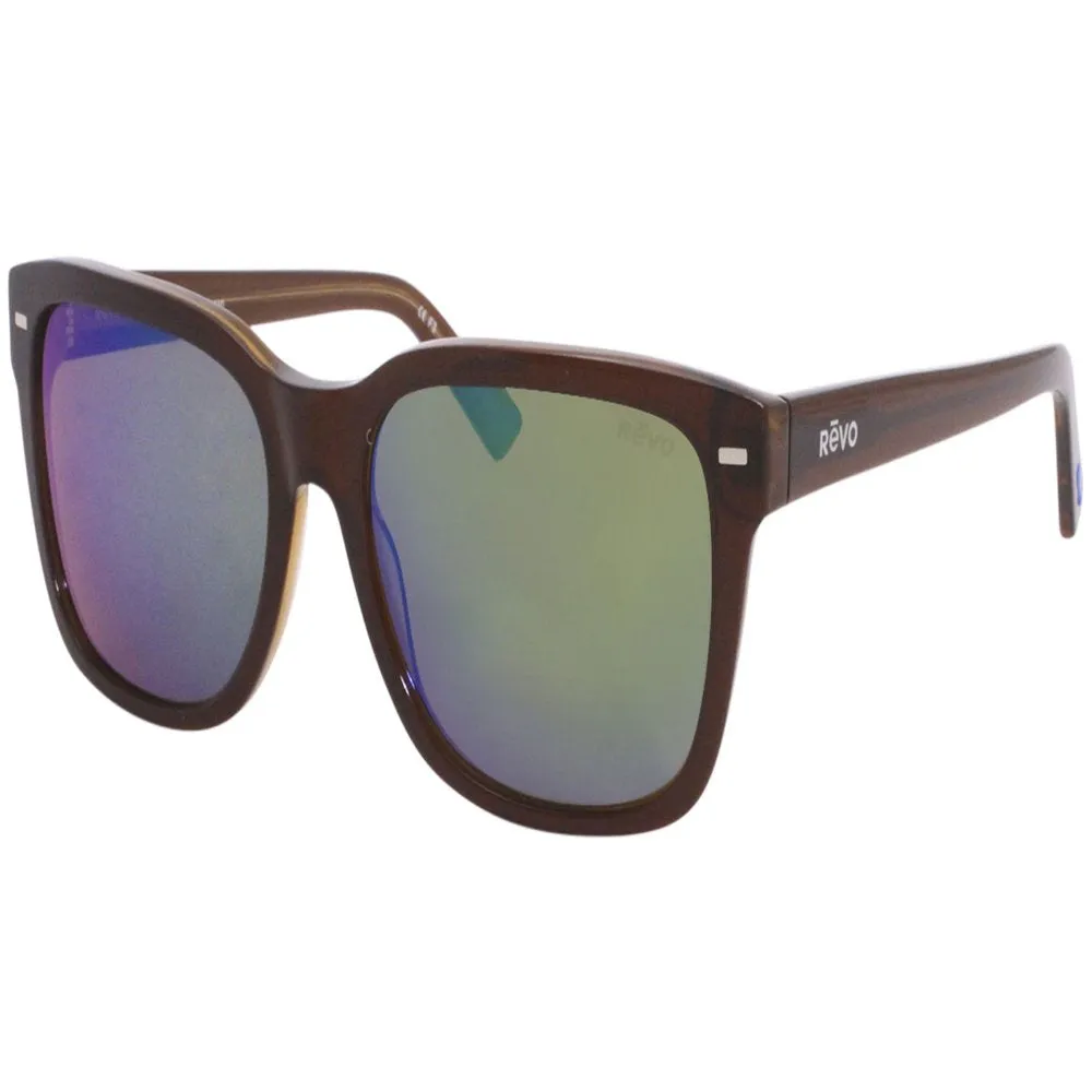 Revo Taylor RE1104ECO 02 Sunglasses Men'S Brown/Green Water Polarized Lens 56Mm