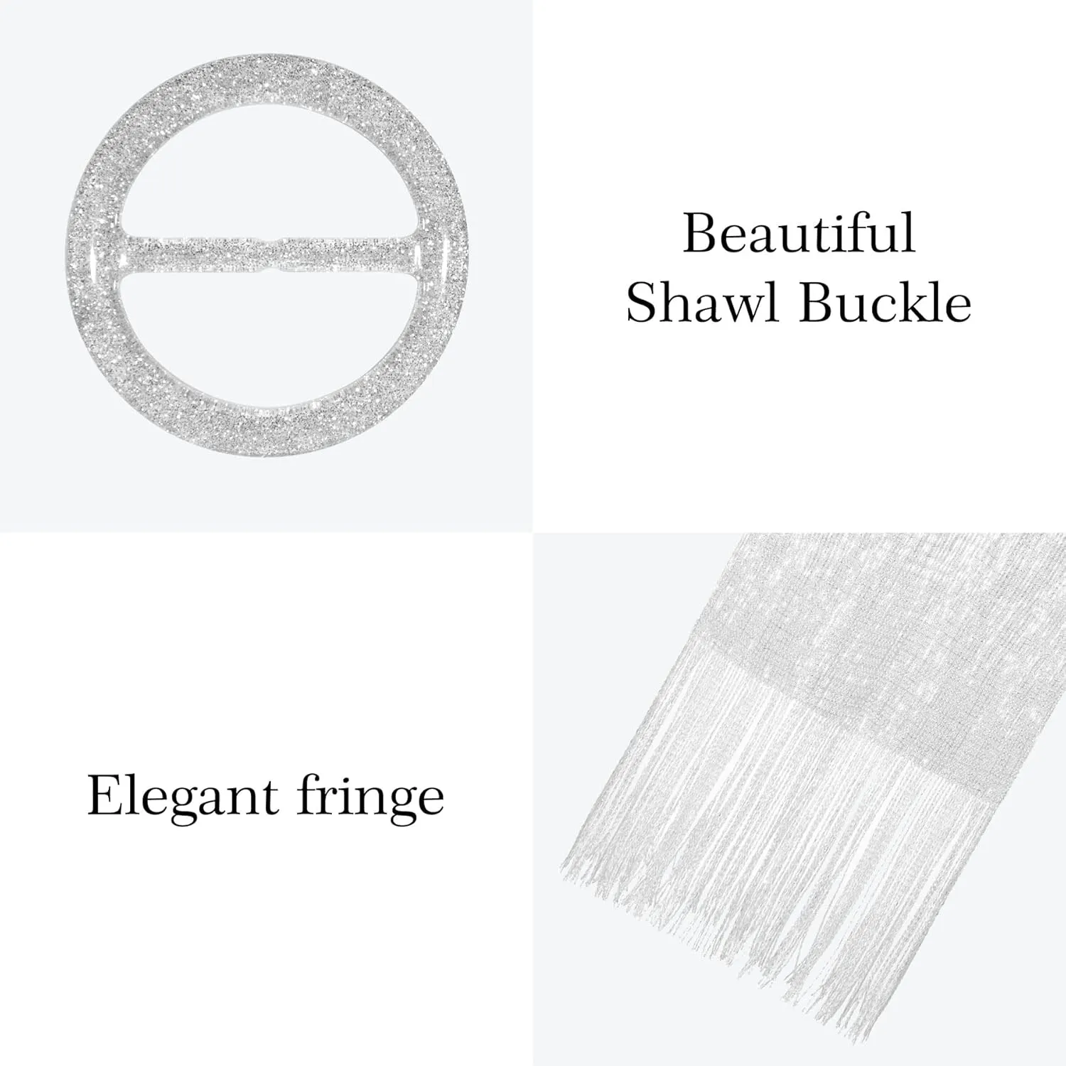 Rheane Shawls and Wraps for Evening Dresses Shawl Wraps for Women with Buckle for Evening Party Dresses Wedding Party