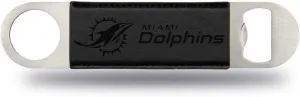 Rico Dolphins Laser Engraved Black Bar Blade LEBO1101BK Dolphins Laser Engraved Black Bar Blade