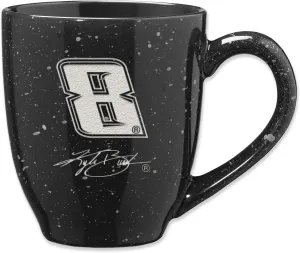 Rico Industries NASCAR Racing 16 oz Team Color Laser Engraved Speckled Ceramic Coffee Mug