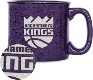 Rico Industries NBA Basketball 12oz Laser Engraved Campfire Mug