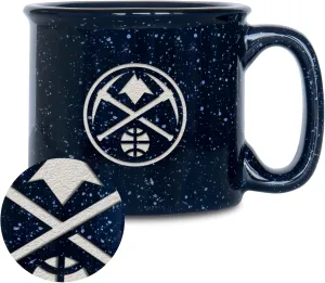 Rico Industries NBA Basketball 12oz Laser Engraved Campfire Mug