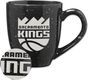Rico Industries NBA Basketball Alternate 16 oz Team Color Laser Engraved Speckled Ceramic Coffee Mug