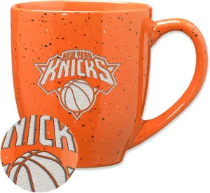 Rico Industries NBA Basketball Alternate 16 oz Team Color Laser Engraved Speckled Ceramic Coffee Mug
