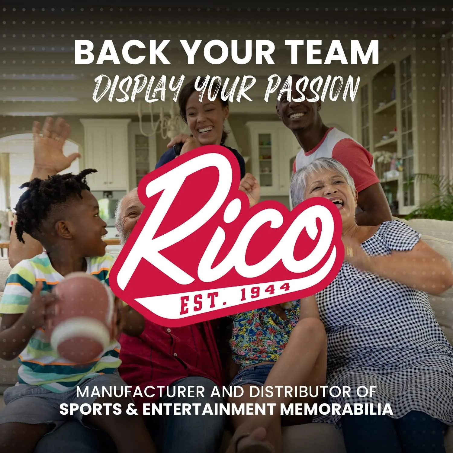 Rico Industries NFL Football 16 oz Team Color Laser Engraved Speckled Ceramic Coffee Mug