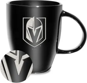 Rico Industries NHL Hockey Electroplated 18oz Laser Engraved Ceramic Lustre Mug