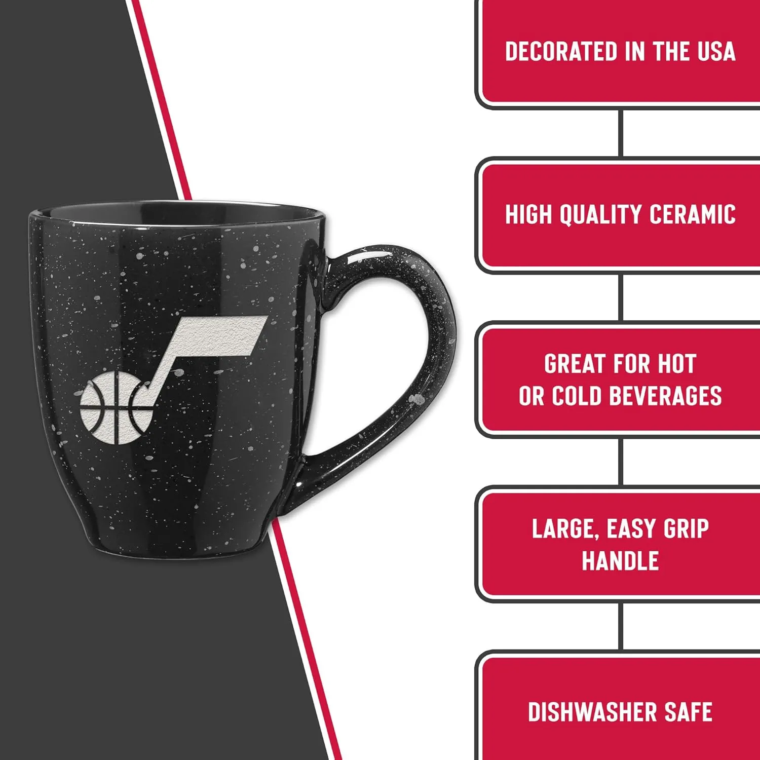 Rico Industries SPK 16oz Team Colored Laser Engraved Ceramic Mug