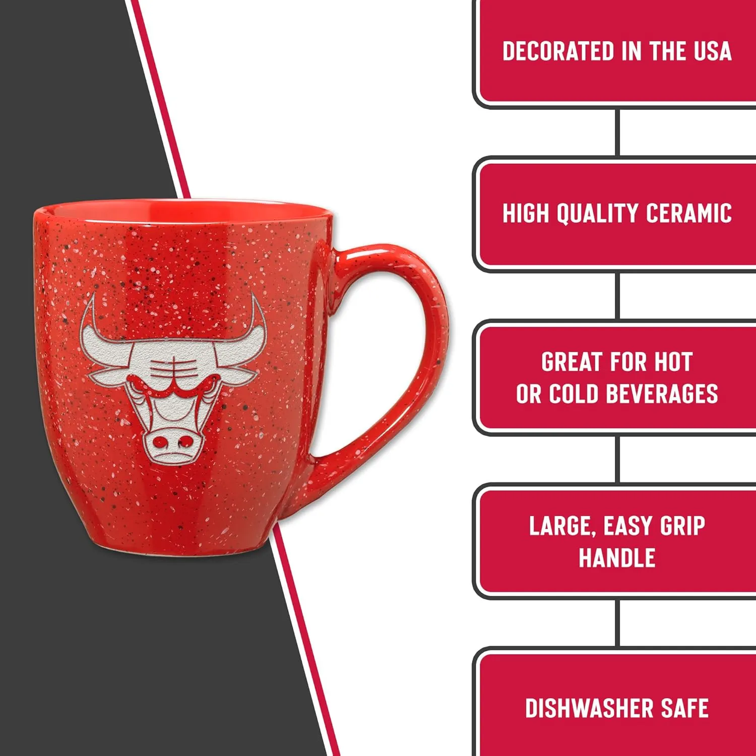 Rico Industries SPK 16oz Team Colored Laser Engraved Ceramic Mug