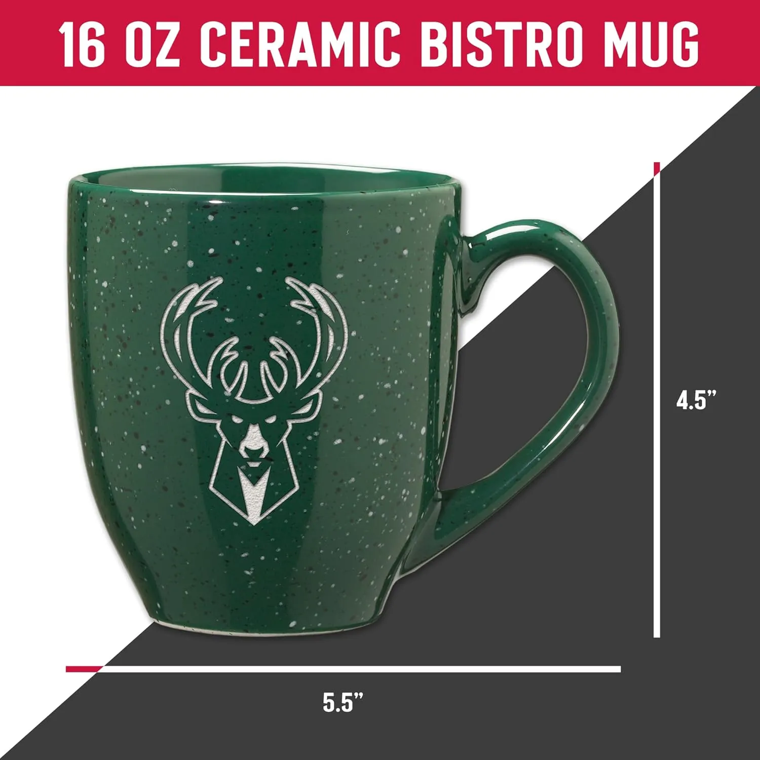 Rico Industries SPK 16oz Team Colored Laser Engraved Ceramic Mug