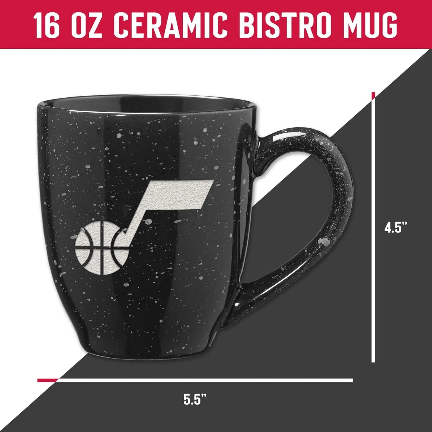 Rico Industries SPK 16oz Team Colored Laser Engraved Ceramic Mug