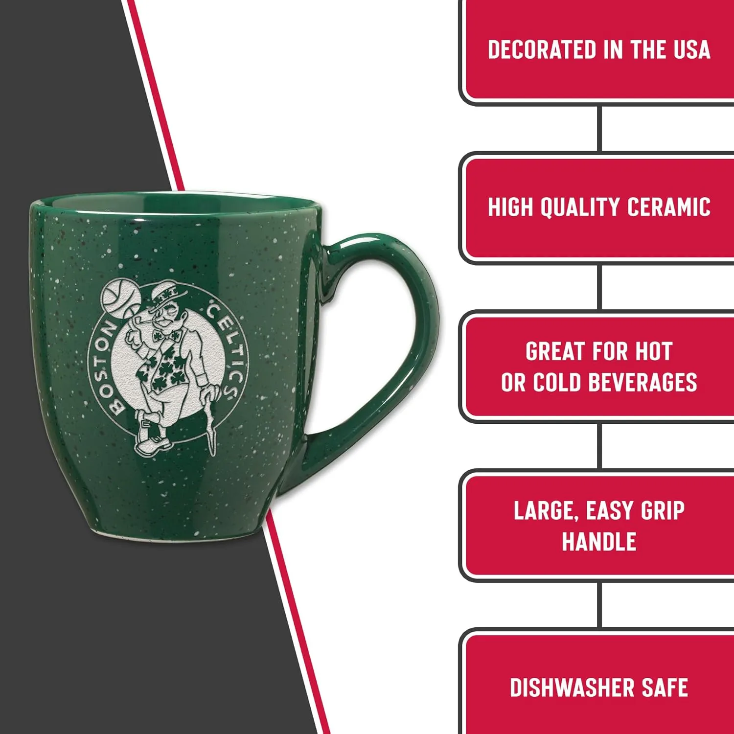 Rico Industries SPK 16oz Team Colored Laser Engraved Ceramic Mug