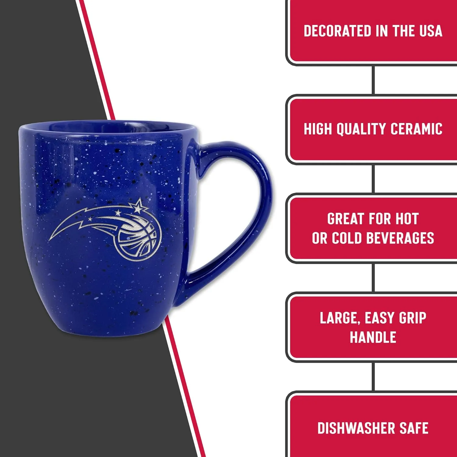 Rico Industries SPK 16oz Team Colored Laser Engraved Ceramic Mug