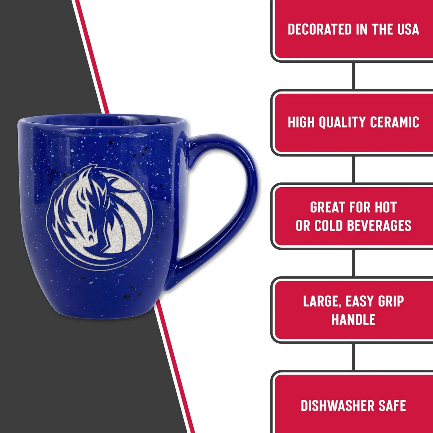 Rico Industries SPK 16oz Team Colored Laser Engraved Ceramic Mug