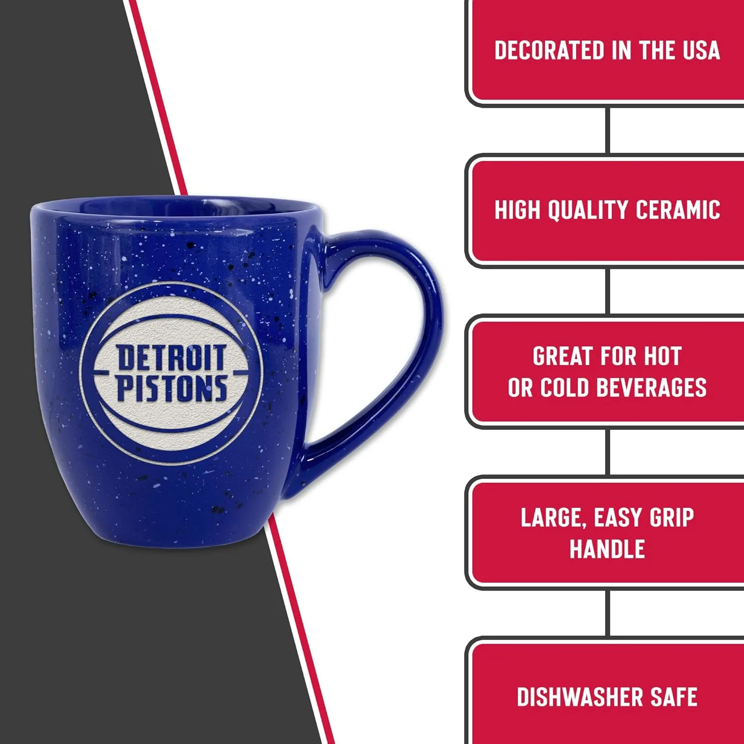 Rico Industries SPK 16oz Team Colored Laser Engraved Ceramic Mug
