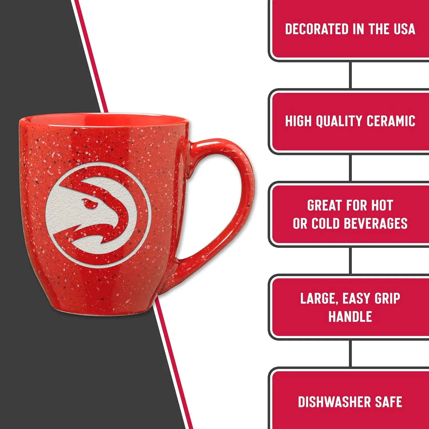 Rico Industries SPK 16oz Team Colored Laser Engraved Ceramic Mug
