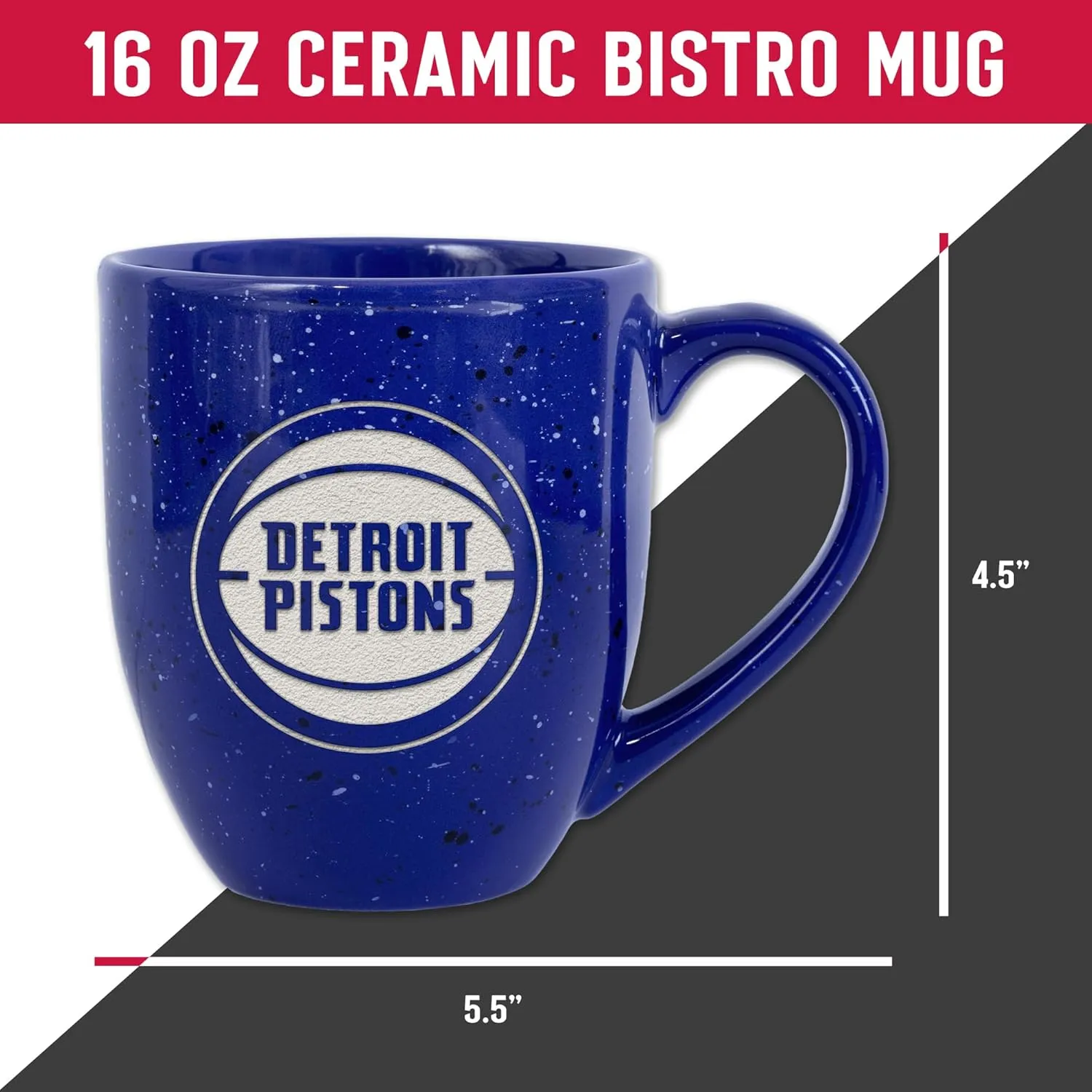 Rico Industries SPK 16oz Team Colored Laser Engraved Ceramic Mug