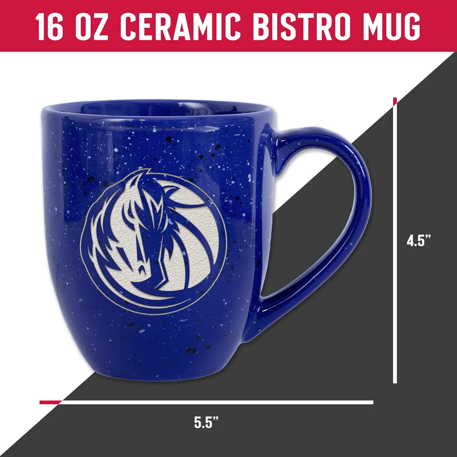Rico Industries SPK 16oz Team Colored Laser Engraved Ceramic Mug