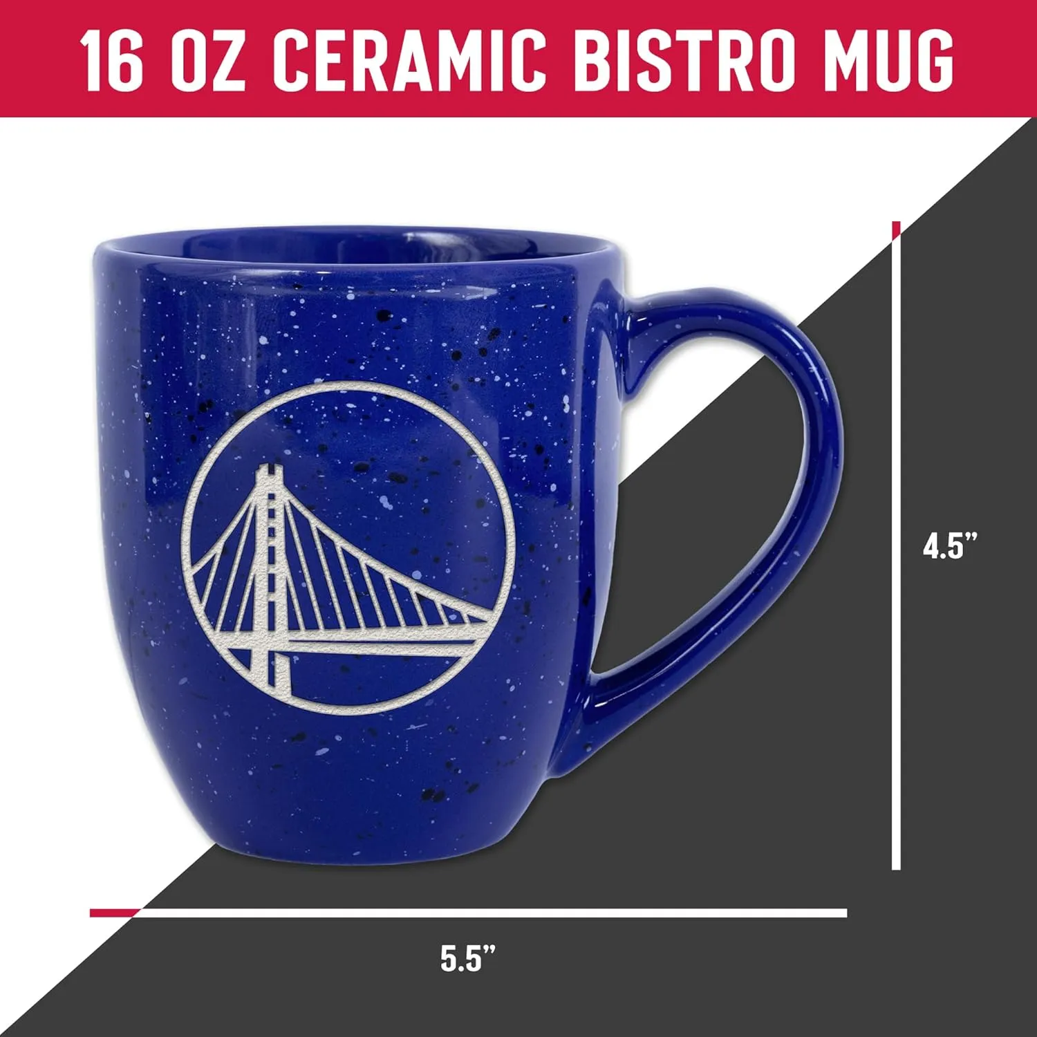 Rico Industries SPK 16oz Team Colored Laser Engraved Ceramic Mug