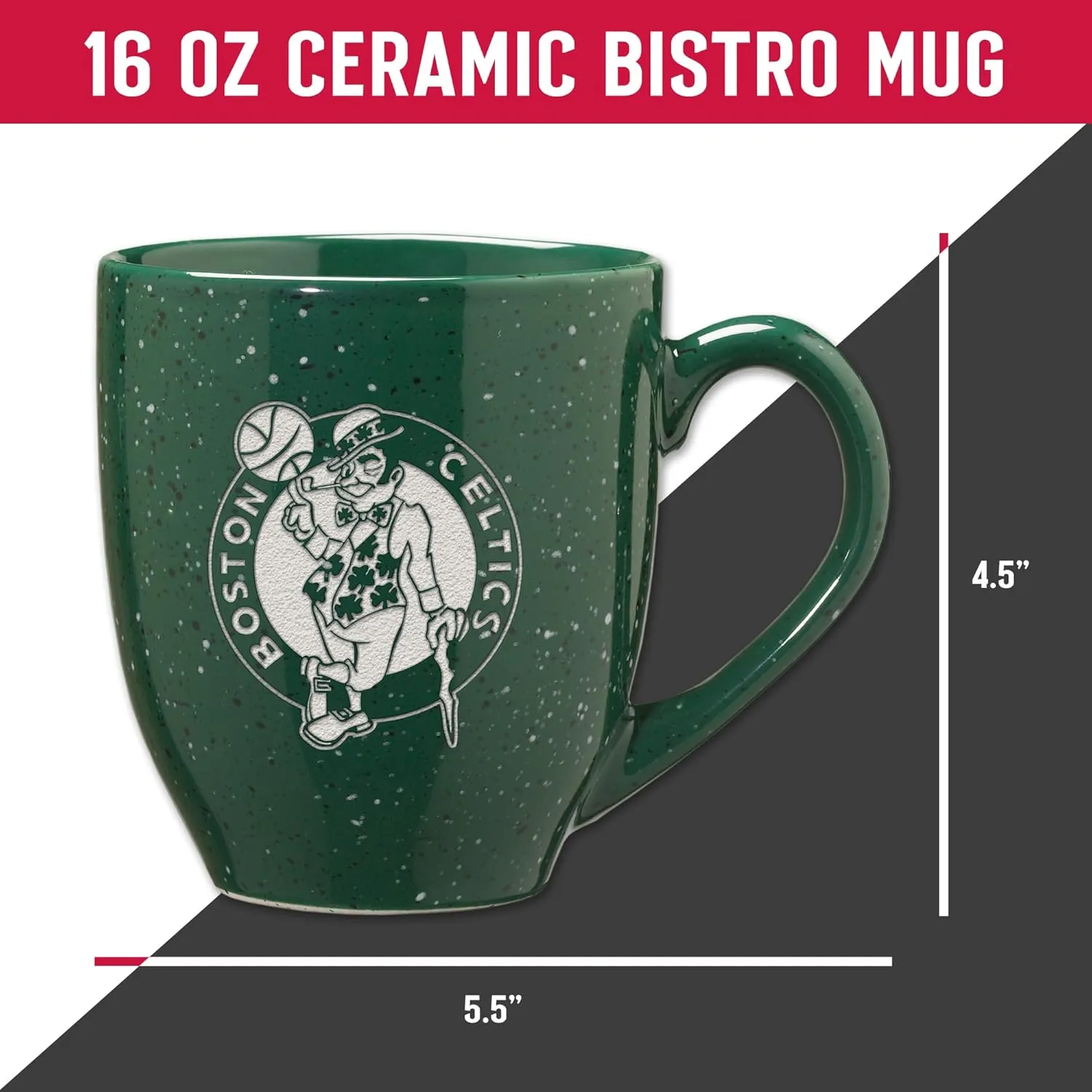 Rico Industries SPK 16oz Team Colored Laser Engraved Ceramic Mug