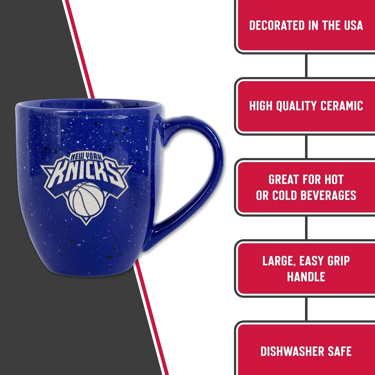 Rico Industries SPK 16oz Team Colored Laser Engraved Ceramic Mug