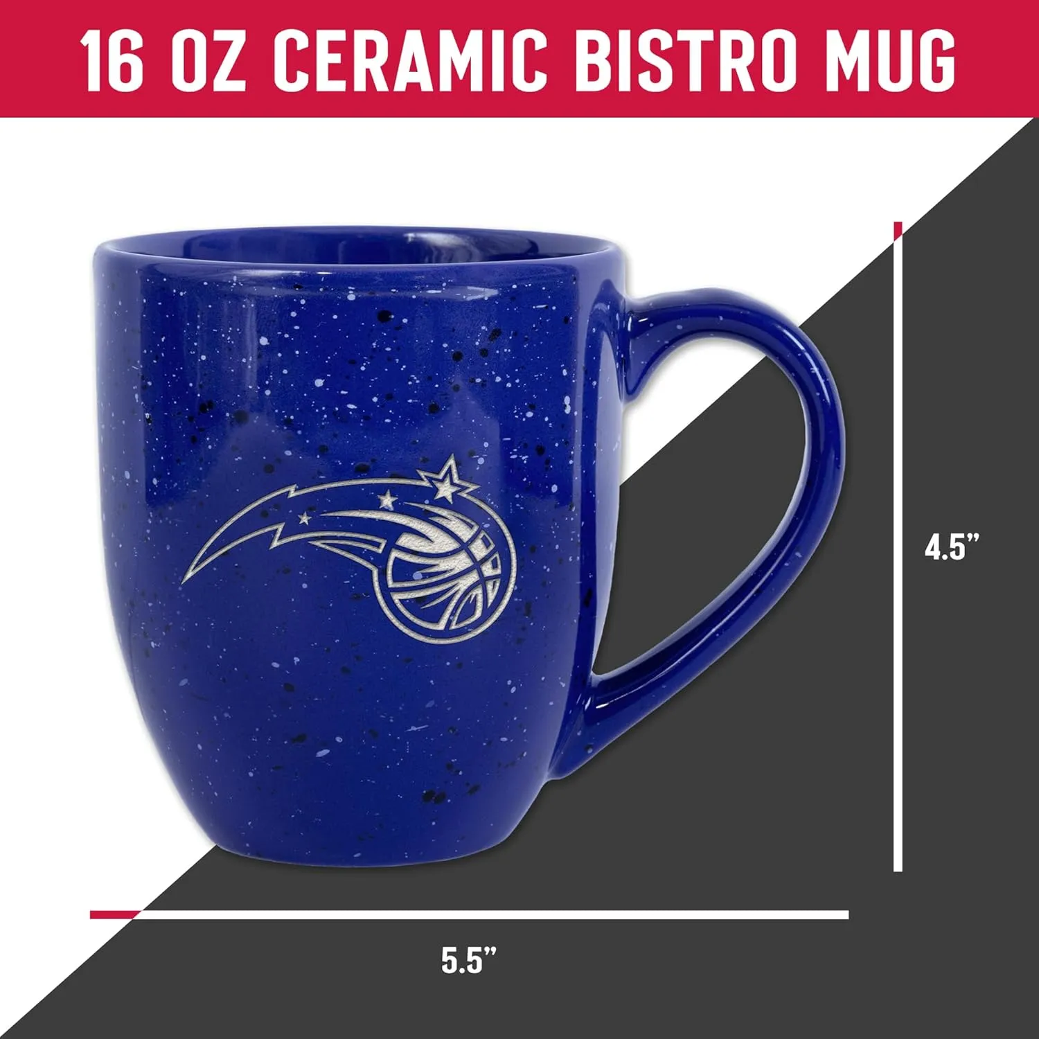 Rico Industries SPK 16oz Team Colored Laser Engraved Ceramic Mug