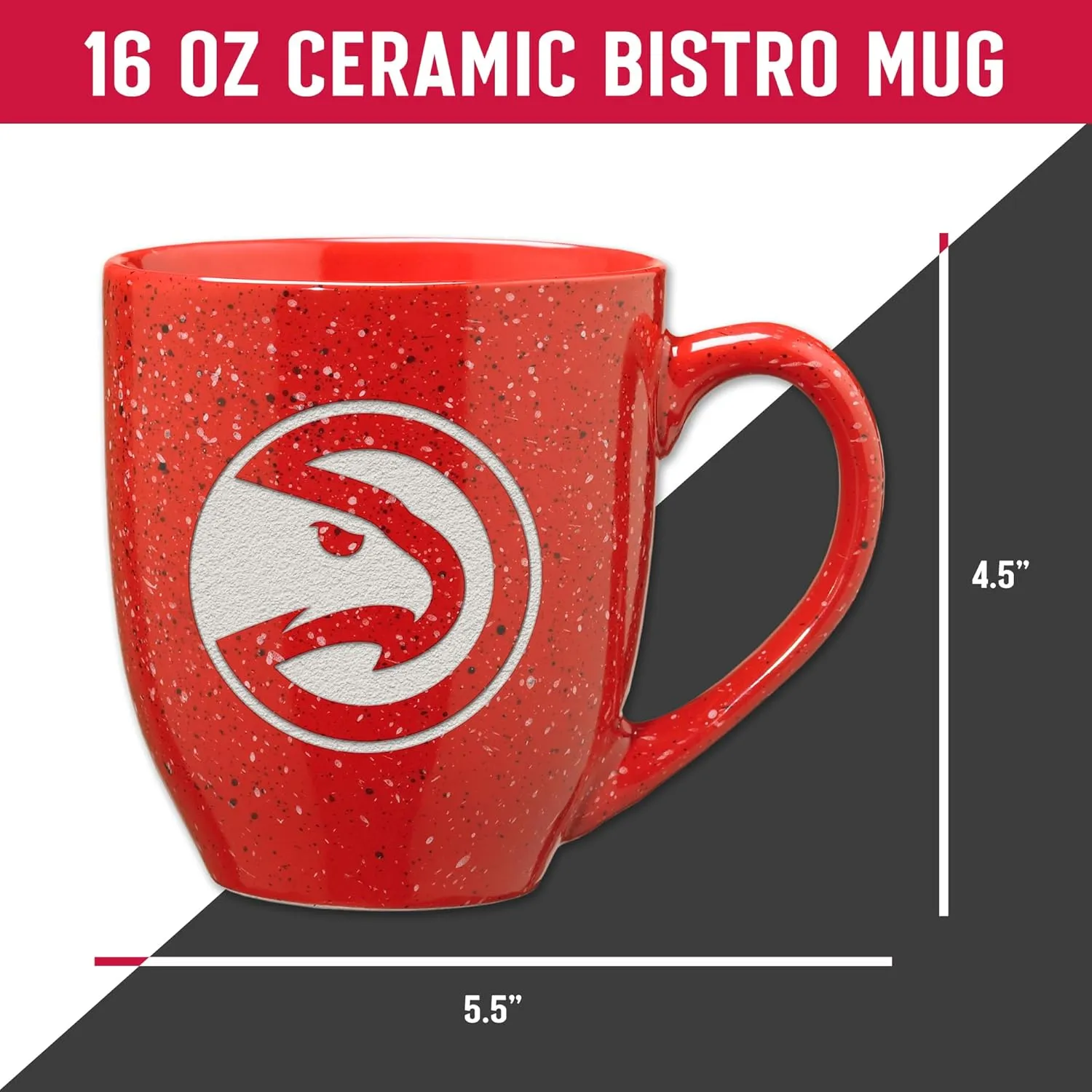 Rico Industries SPK 16oz Team Colored Laser Engraved Ceramic Mug