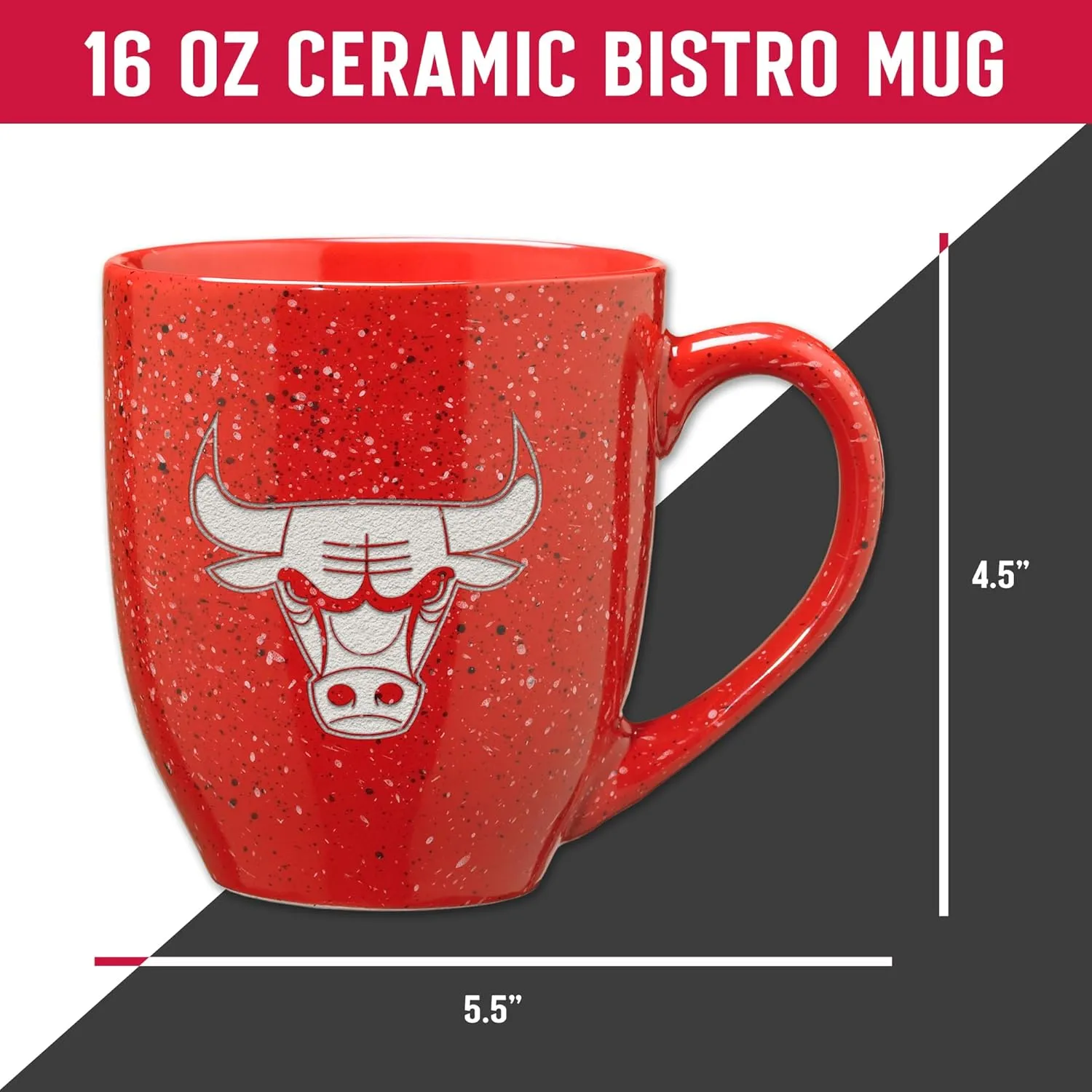Rico Industries SPK 16oz Team Colored Laser Engraved Ceramic Mug