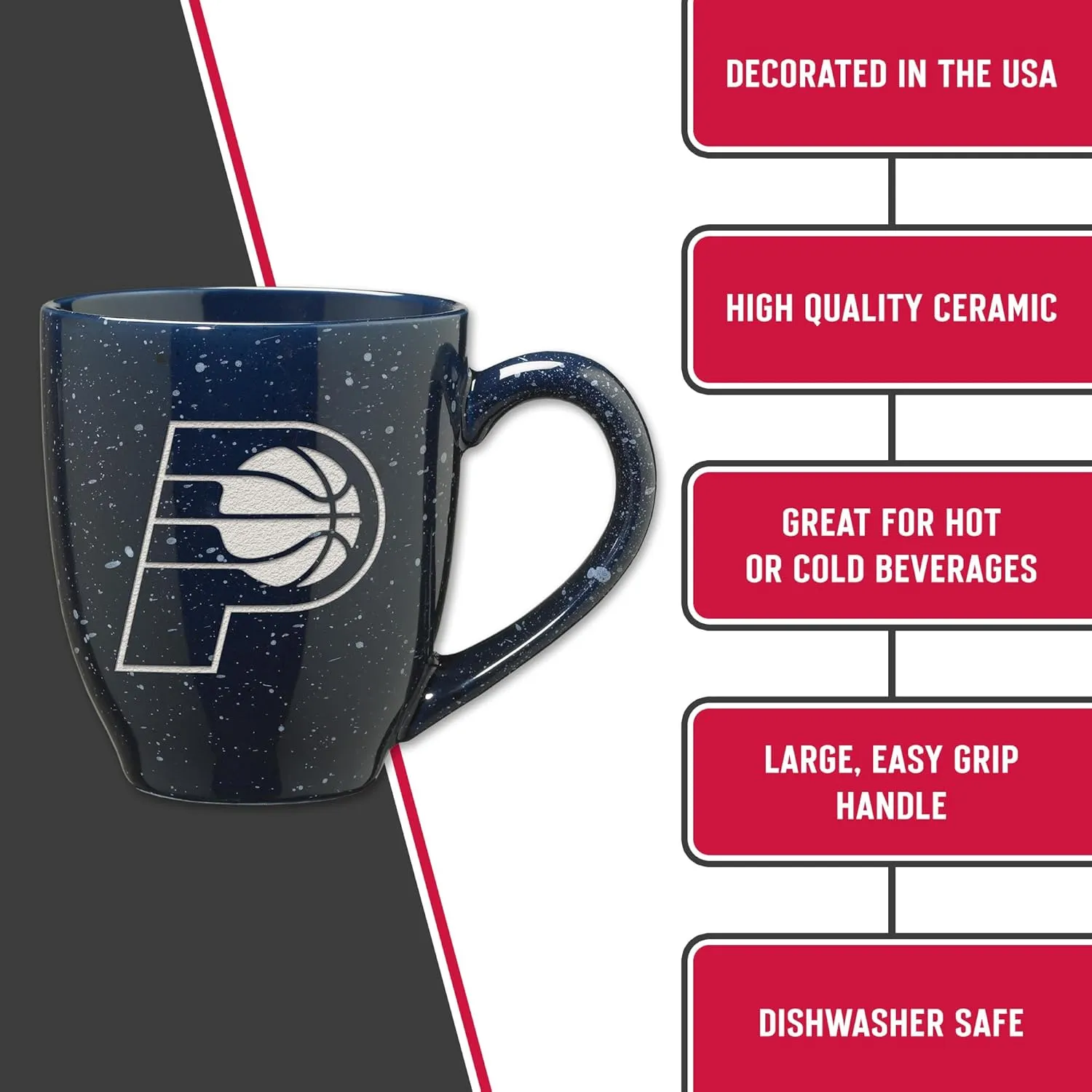 Rico Industries SPK 16oz Team Colored Laser Engraved Ceramic Mug